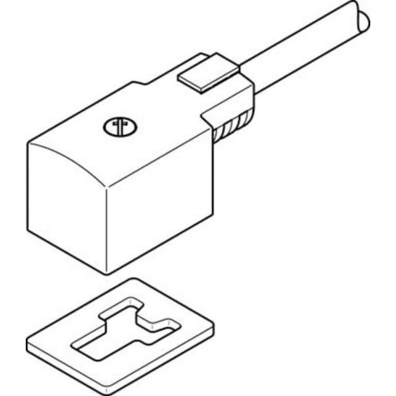 1 pcs - Festo Plug Connector, KMV Series