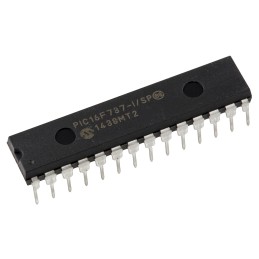 1 pcs - Microchip PIC16F737-I/SP, 8bit PIC Microcontroller, PIC16F, 20MHz, 4K Flash, 28-Pin SPDIP
