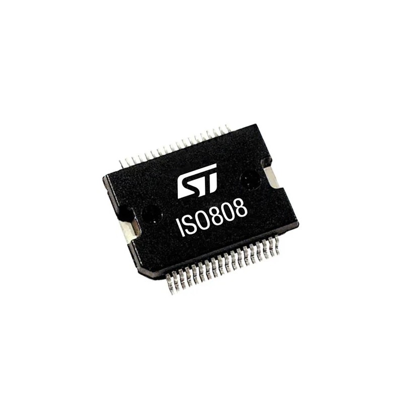 1 pcs - STMicroelectronics ISO808TR-1 8High Side, High Side Power Switch IC 36-Pin, PowerSO-36