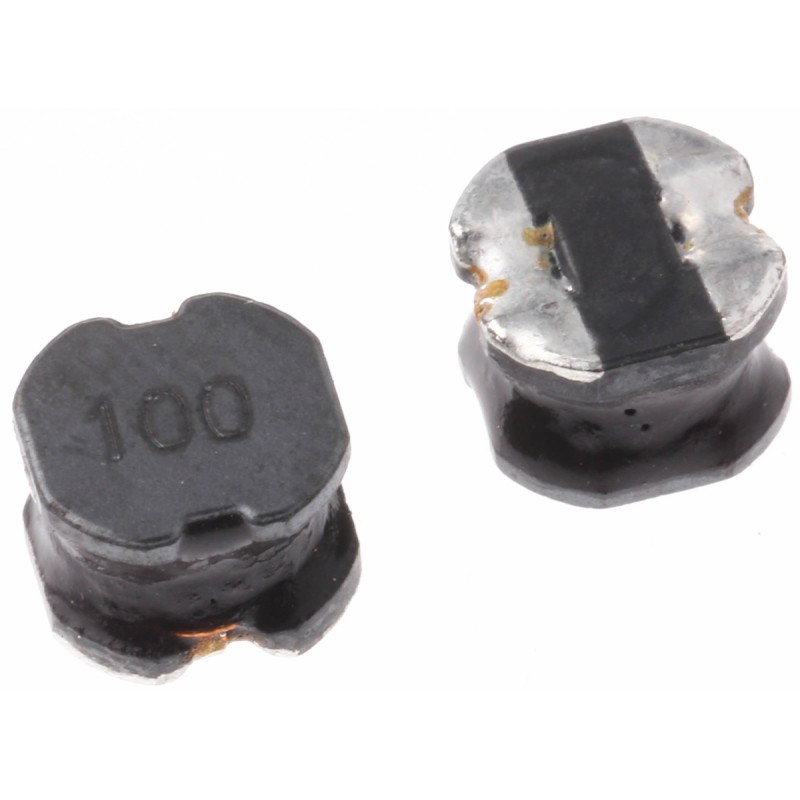 1000 pcs - Bourns, SRN6045, 6045 Shielded Wire-wound SMD Inductor with a Ferrite Core, 10 μH ±20% Semi-Shielded 3A Idc Q:17