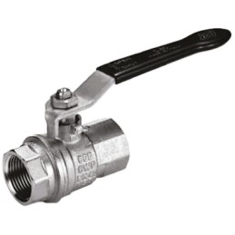 1 pcs - RS PRO Brass Full Bore, 2 Way, Ball Valve, BSPP 1/2in, 40 - 30bar Operating Pressure