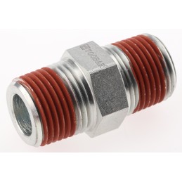 1 pcs - Enerpac Hydraulic Straight Threaded Adaptor NPT 3/8-18 Male to NPT 3/8-18 Male, FZ1617