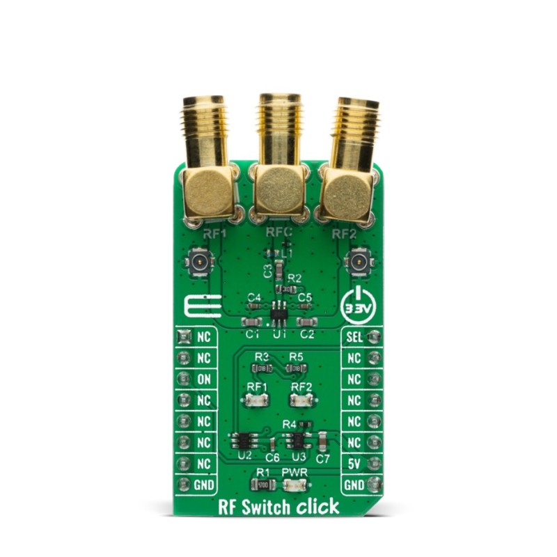 1 pcs - MikroElektronika RF Switch Click MASWSS0115 for Not applicable 3GHz MIKROE-4168