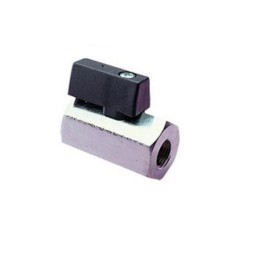 1 pcs - Norgren Nickel Plated Brass Reduced Bore, 2 Way, Ball Valve, G 1/4mm, -0.4 - 10bar Operating Pressure