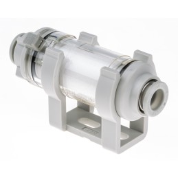 1 pcs - SMC Vacuum Filter - ZFC Series, 5μm, 8 Dia. mm Port Connection