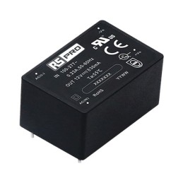 1 pcs - RS PRO Embedded Switch Mode Power Supply SMPS, 12V dc, 830mA, 10W, 85 - 305 V ac, 100 - 430 V dc Input