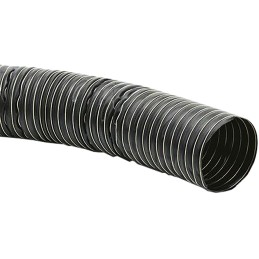1 pcs - Contitech Black NEOPRENE Flexible Ducting, 4m, 101mm Bend Radius