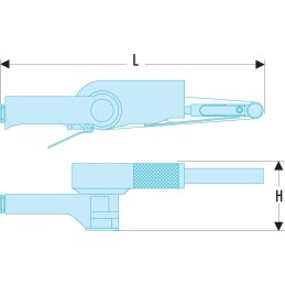 1 pcs - Facom V.403F Corded Belt Sander