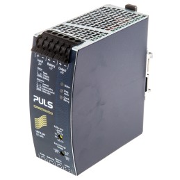 1 pcs - PULS 22.5 - 30V dc Input DIN Rail Uninterruptible Power Supply (240W), DIMENSION