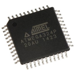 1 pcs - Microchip ATMEGA324P-20AU, 8bit AVR Microcontroller, ATmega, 20MHz, 32 kB Flash, 44-Pin TQFP