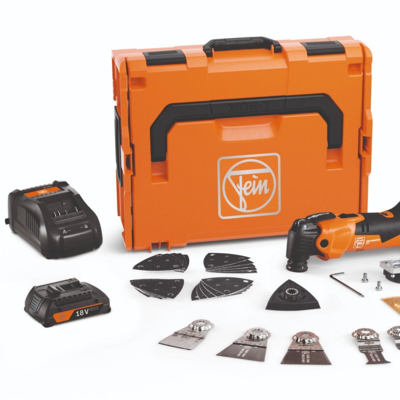 1 pcs - FEIN AMM 500 PLUS TOP 2AH AS Cordless Multi Cutter, Cordless