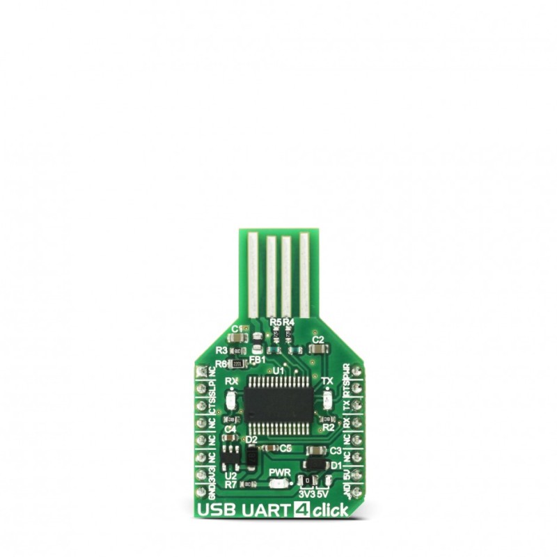 1 pcs - MikroElektronika USB UART 4 Click FT232RL MIKROE-2810