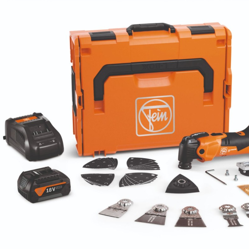 1 pcs - FEIN AMM 500 PLUS TOP 4AH AS Cordless Multi Cutter, Cordless