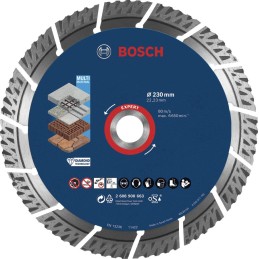 1 pcs - Bosch Diamond Cutting Disc, 230mm x 2.4mm Thick