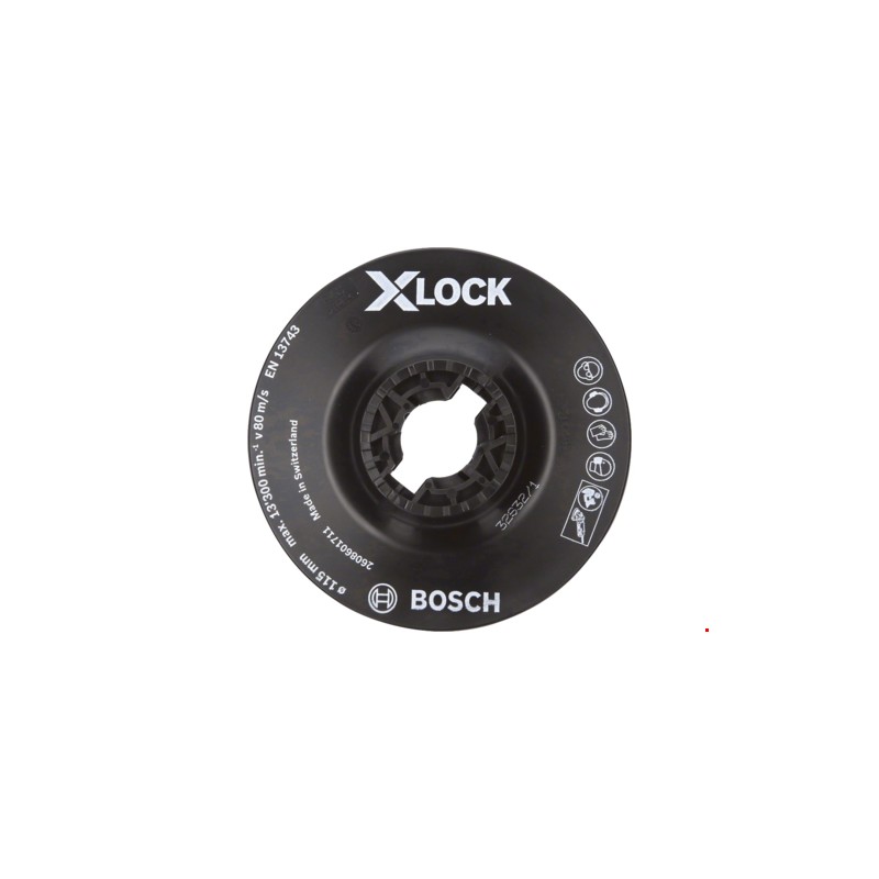 1 pcs - Bosch X-Lock, X-Lock Backing Pad, 115mm Diameter