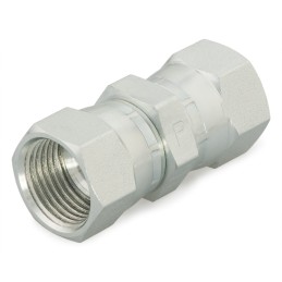 1 pcs - Parker Hydraulic Straight Threaded Union UNF 3/4-16 Female to UNF 3/4-16 Female, 8 HX6-S