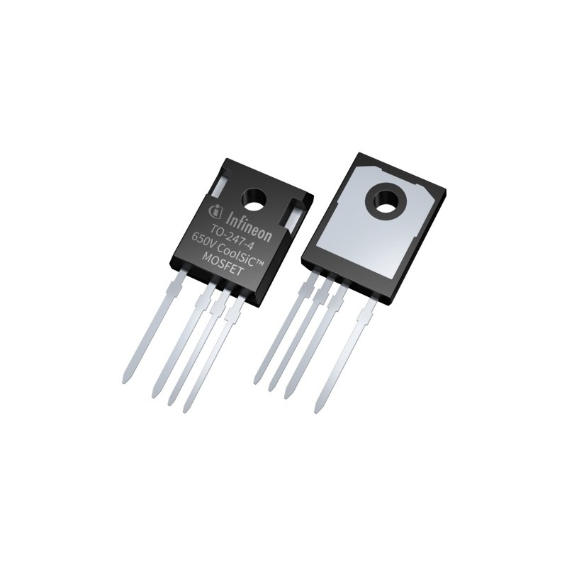 1 pcs - Silicon N-Channel MOSFET, 20 A, 650 V, 4-Pin TO-247-4 Infineon IMZA65R107M1HXKSA1