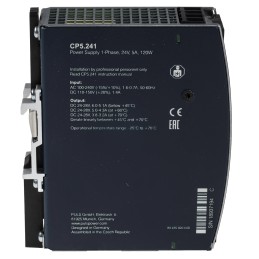 1 pcs - PULS CP DIN Rail Power Supply, 100 - 240V ac ac, dc Input, 24V dc dc Output, 5A Output, 120W