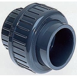 1 pcs - Georg Fischer Straight Union PVC Pipe Fitting, 16mm