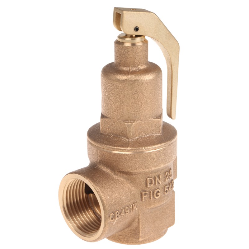 1 pcs - 8888 5bar Pressure Relief Valve With Female BSP 1 in BSP Female Connection and a BSP 1 Exhaust Port