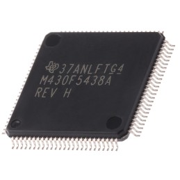1 pcs - Texas Instruments MSP430F5438AIPZ, 16bit MSP430 Microcontroller, MSP430, 25MHz, 256 kB Flash, 100-Pin LQFP