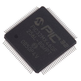 1 pcs - Microchip PIC32MX460F256L-80I/PT, 32bit PIC Microcontroller, PIC32MX, 80MHz, 12 kB, 256 kB Flash, 100-Pin TQFP