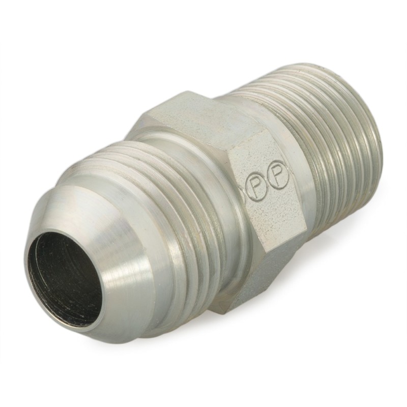 1 pcs - Parker Hydraulic Male Stud BSPT 1/2 Male to UNF 9/16-18 Male, 6-8F3MXS