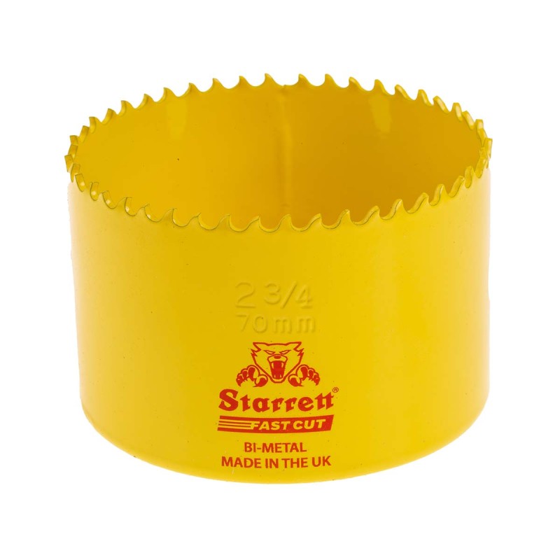 1 pcs - Starrett HSS 70mm Hole Saw