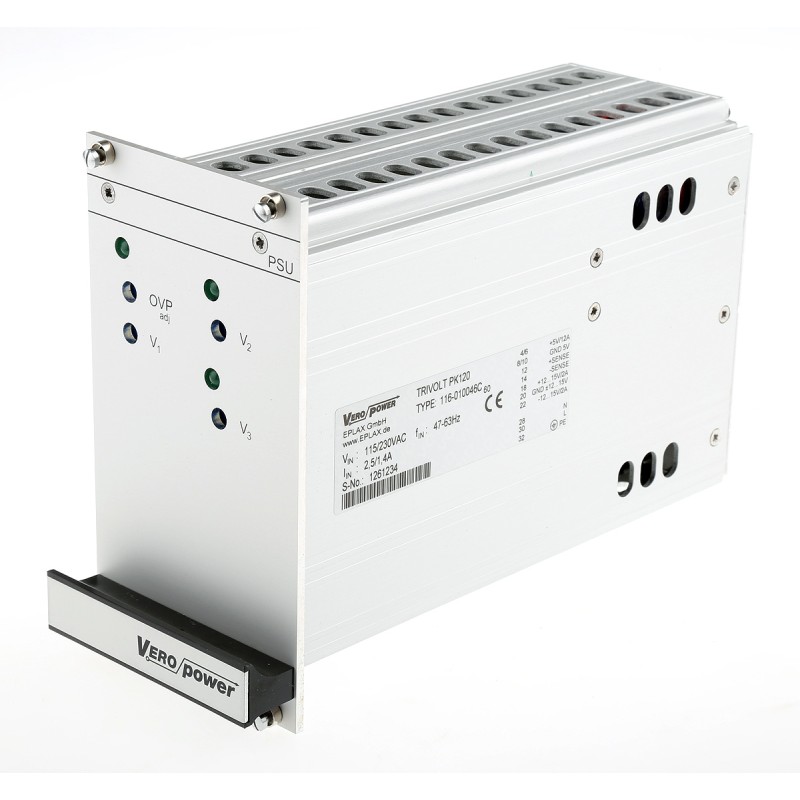 1 pcs - Eplax Switching Power Supply, 116-010046C, 5 V dc, ±12 - 15 V dc, 2A, 120W, Triple Output, 94 - 253V dc