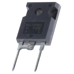 1 pcs - Vishay 600V 15A, Rectifier Diode, 2-Pin TO-247AC VS-HFA15PB60-N3