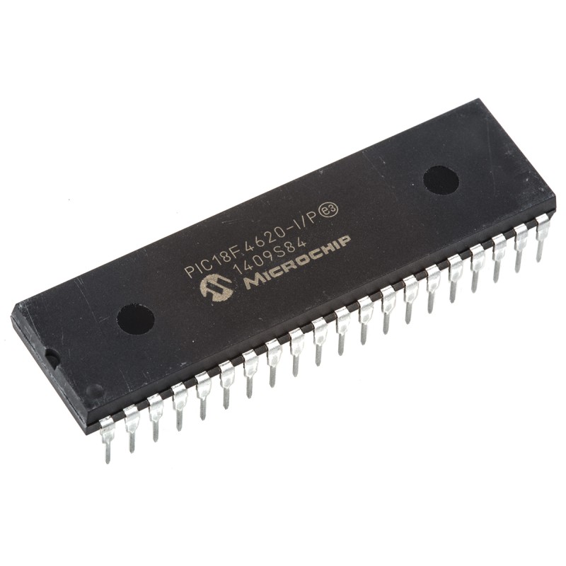 1 pcs - Microchip PIC18F4620-I/P, 8bit PIC Microcontroller, PIC18F, 40MHz, 1.024 kB, 64 kB Flash, 40-Pin PDIP