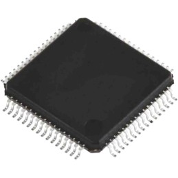1 pcs - Renesas Electronics R5F52106BDFM30, 32bit RX Microcontroller, RX210, 50MHz, 256 kB Flash, 64-Pin LQFP