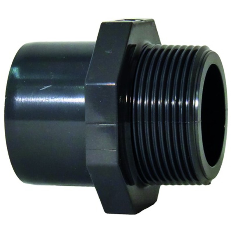 1 pcs - Georg Fischer Straight Adapter PVC Pipe Fitting