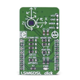 1 pcs - MikroElektronika LSM6DSL Click I2C, SPI