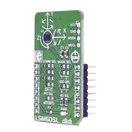 1 pcs - MikroElektronika LSM6DSL Click I2C, SPI