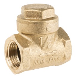 1 pcs - RS PRO Brass Single Check Valve, BSP 1/2in, 16 bar