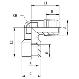 10 pcs - RS PRO Fitting Fitting 3/8in