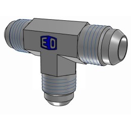 1 pcs - Parker Hydraulic Union Tee Compression Tube Fitting UNF 7/8-14 Male to UNF 7/8-14 Male, 10JMTXS