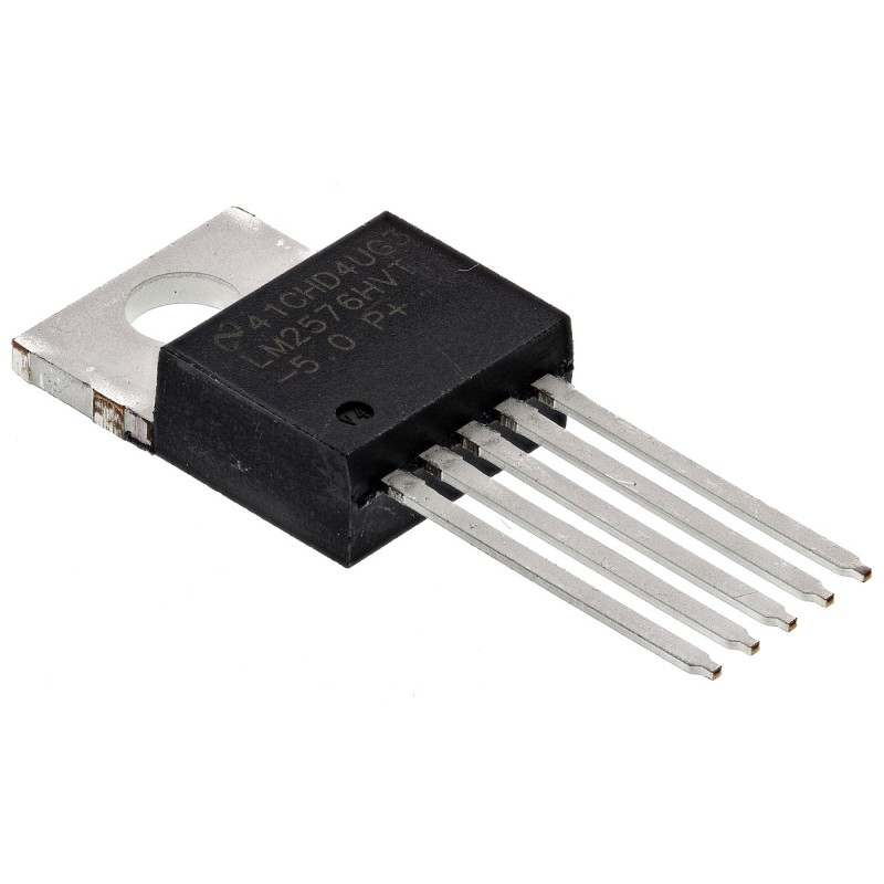 1 pcs - Texas Instruments, LM2576HVT-5.0/NOPB Step-Down Switching Regulator, 1-Channel 3A 5-Pin, TO-220