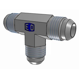 1 pcs - Parker Hydraulic Union Tee Compression Tube Fitting UNF 1 1/16-12 Male to UNF 1 1/16-12 Male, 12JMTXS