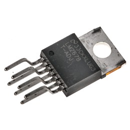 1 pcs - Texas Instruments, LM2678T-ADJ/NOPB Step-Down Switching Regulator, 1-Channel 5A Adjustable 7-Pin, TO-220