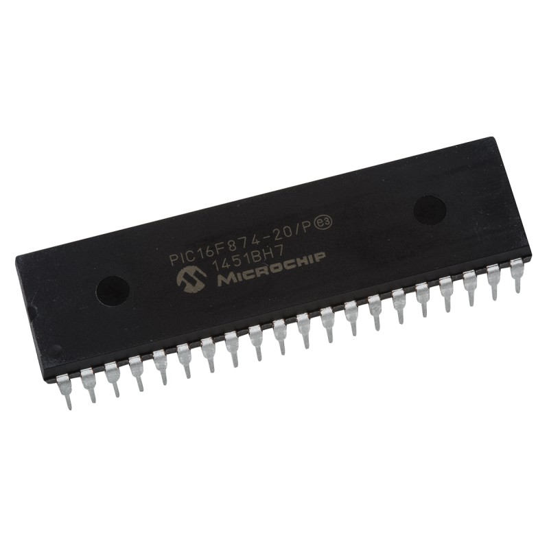 1 pcs - Microchip PIC16F874-20/P, 8bit PIC Microcontroller, PIC16F, 20MHz, 128 x 8 words, 4K x 14 words Flash, 40-Pin PDIP