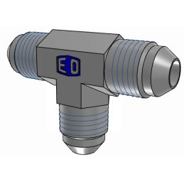 1 pcs - Parker Hydraulic Union Tee Compression Tube Fitting UNF 1/2-20 Male to UNF 1/2-20 Male, 5JMTXS