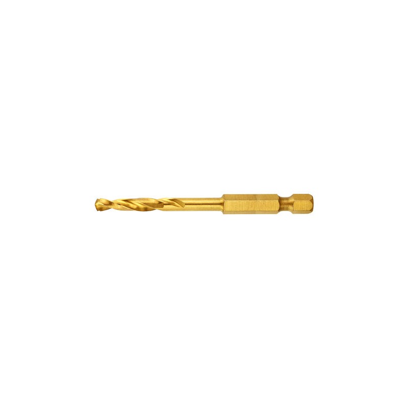 1 pcs - DeWALT DT50 Series Titanium Twist Drill Bit, 3mm Diameter, 65 mm Overall