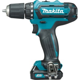 1 pcs - Makita Keyless 12V Cordless Drill Driver, Type G - British 3-Pin