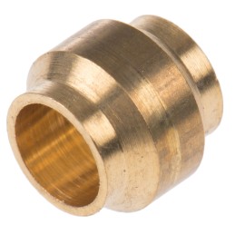 10 pcs - Legris Brass Pipe Fitting, Straight Compression Compression Olive, Female to Female 4mm