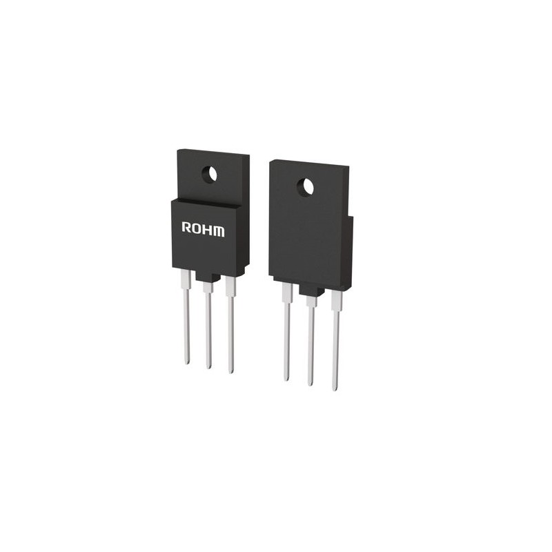1 pcs - N-Channel MOSFET, 23 A, 600 V, 3-Pin TO-3PF ROHM R6055VNZC17