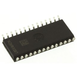 1 pcs - Microchip PIC18F2525-I/SO, 8bit PIC Microcontroller, PIC18F, 40MHz, 1.024 kB, 48 kB Flash, 28-Pin SOIC
