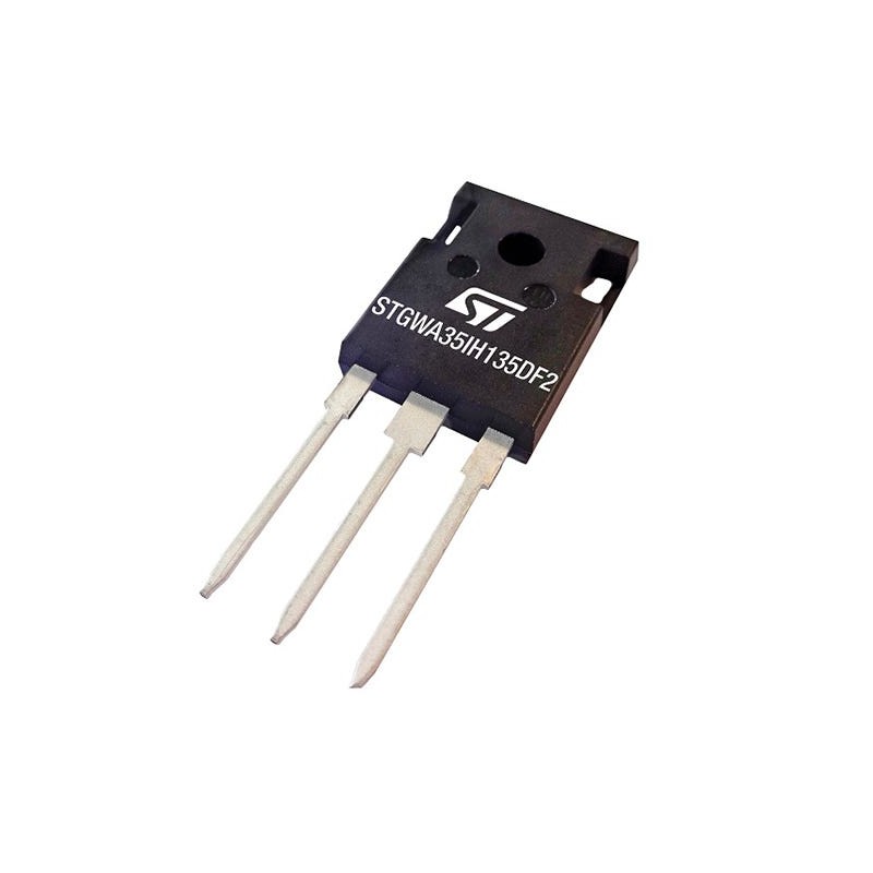 1 pcs - STMicroelectronics STGWA35IH135DF2, Bi-Directional-Channel Single Collector, Single Emitter, Single Gate IGBT, 35 A