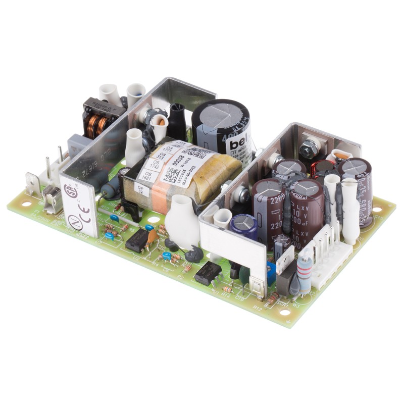 1 pcs - BEL POWER SOLUTIONS INC Switching Power Supply, MAP40-3003, 5 V dc, ±15 V dc, 1.5 A, 3 A, 200mA, 40W, Triple Output, 90